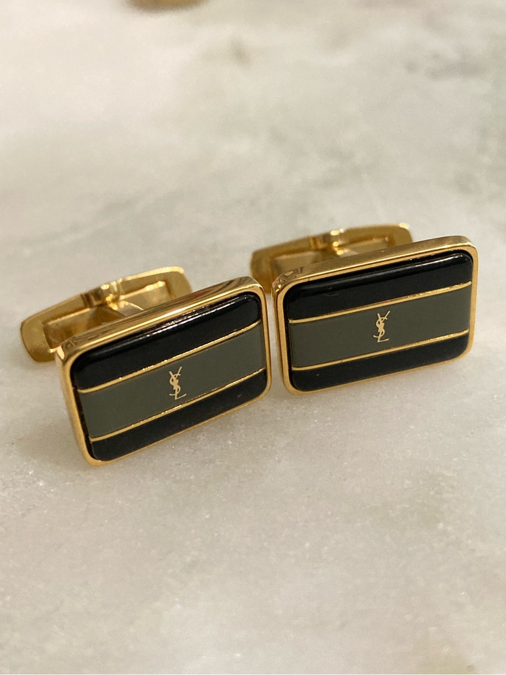 YSL Cuff Links Vintage